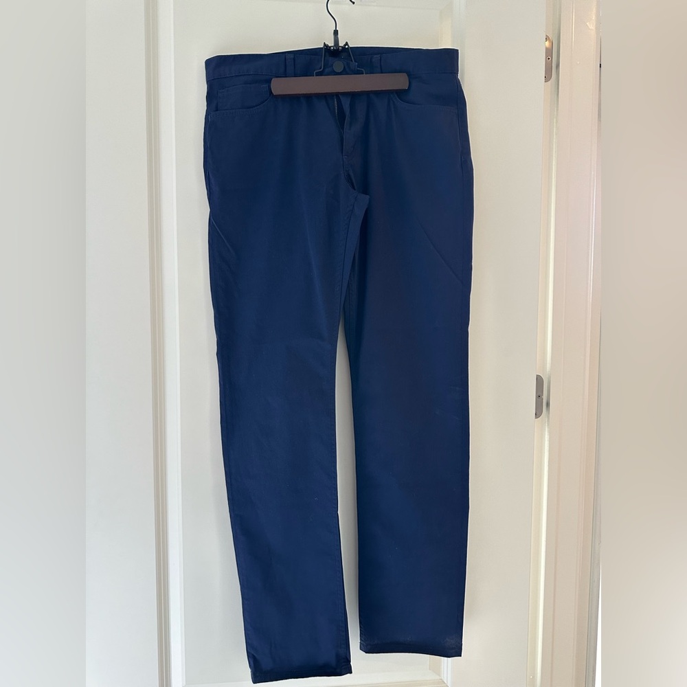 Theory Haydin Five Pocket Slim Straight Pants Navy 32 32